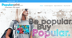 Desktop Screenshot of popularprint.com